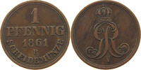 BRAUNSCHWEIG CALENBERG HANNOVER 1 PFENNIG Georg V. (1851-1866) -