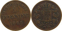 BAYERN 1 PFENNIG Ludwig II. (1864-1886) -