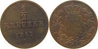 WÜRTTEMBERG 1/2 KREUZER Wilhelm I. (1816-1864) -