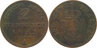 BRANDENBURG PREUSSEN 2 PFENNIG Friedrich Wilhelm IV. (1840-1861) -