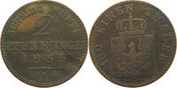 BRANDENBURG PREUSSEN 2 PFENNIG Friedrich Wilhelm IV. (1840-1861) -