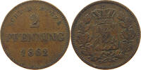 BAYERN 2 PFENNIG Maximilian II. Joseph (1848-1864) -