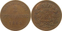 BAYERN 2 PFENNIG Ludwig II. (1864-1886) -