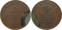 SACHSEN MEININGEN 2 PFENNIG Georg II. (1866-1914) -