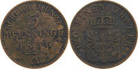 BRANDENBURG PREUSSEN 3 PFENNIG Friedrich Wilhelm IV. (1840-1861) -