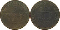 BRANDENBURG PREUSSEN 3 PFENNIG Friedrich Wilhelm IV. (1840-1861) -