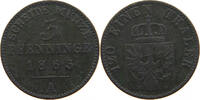 BRANDENBURG PREUSSEN 3 PFENNIG Wilhelm I. (1861-1888) -
