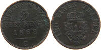 BRANDENBURG PREUSSEN 3 PFENNIG Wilhelm I. (1861-1888) -