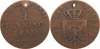 BRANDENBURG PREUSSEN 4 PFENNIG Friedrich Wilhelm III. 1797-1840. -