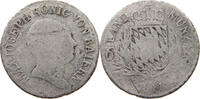 BAYERN 6 KREUZER Maximilian I. Joseph (1806-1825) -