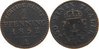 BRANDENBURG PREUSSEN PFENNIG Friedrich Wilhelm IV. (1840-1861) -