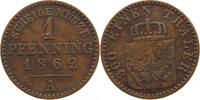 BRANDENBURG PREUSSEN PFENNIG Wilhelm I. (1861-1888) -