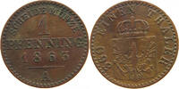 BRANDENBURG PREUSSEN PFENNIG Wilhelm I. (1861-1888) -