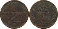 BRANDENBURG PREUSSEN PFENNIG Wilhelm I. (1861-1888) -
