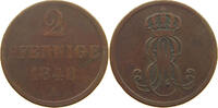 BRAUNSCHWEIG CALENBERG HANNOVER 2 PFENNIG 1848 Ernst August 1837-1851 S 66.94 元  ＋  58.49 元 运费