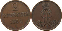 BRAUNSCHWEIG CALENBERG HANNOVER 2 PFENNIG Georg V. (1851-1866) -