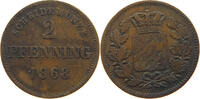 BAYERN 2 PFENNIG Ludwig II. (1864-1886) -