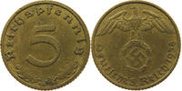 DRITTES REICH 5 REICHSPFENNIG 1938 J SS 50.20 元  ＋  58.49 元 运费