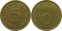 DRITTES REICH 5 REICHSPFENNIG 1938 J SS 50.20 元  ＋  58.49 元 运费
