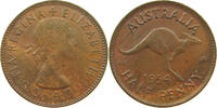 AUSTRALIA 1/2 PENNY ELIZABETH II. (1952-2022) -
