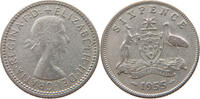 AUSTRALIA 6 PENCE ELIZABETH II. (1952-2022) -