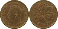 CANADA 1 CENT GEORGE VI. (1936-1952) -