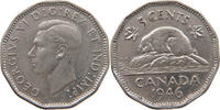 CANADA 5 CENTS GEORGE VI. (1936-1952) -