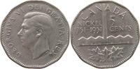 CANADA 5 CENTS GEORGE VI. (1936-1952) -