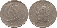 CZECHOSLOVAKIA 3 KORUNY -