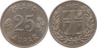ICELAND 25 AURAR 1967 VZ 58.57 元  ＋  58.49 元 运费