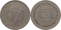 MALAYA 5 CENTS 1950 GEORGE VI. (1936-1952) SS- 33.47 元  ＋  58.49 元 运费