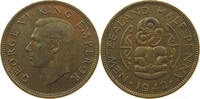 NEW ZEALAND 1/2 PENNY GEORGE VI. (1936-1952) -
