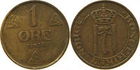 NORWAY 1 ÖRE HAAKON VII. (1905-1957) -