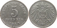 KAISERREICH 5 PFENNIG 1915 A SS 58.39 元  ＋  58.31 元 运费