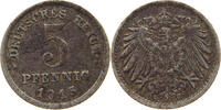 KAISERREICH 5 PFENNIG 1915 G S-SS 58.39 元  ＋  58.31 元 运费