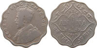 INDIA BRITISH 1 ANNA GEORGE V. (1910-1936) -