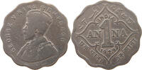 INDIA BRITISH 1 ANNA GEORGE V. (1910-1936) -