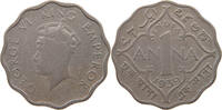INDIA BRITISH 1 ANNA GEORGE VI. (1936-1952) -
