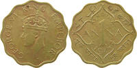 INDIA BRITISH 1 ANNA GEORGE VI. (1936-1952) -