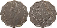 INDIA BRITISH 1 ANNA GEORGE VI. (1936-1952) -
