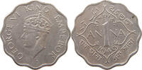 INDIA BRITISH 1 ANNA GEORGE VI. (1936-1952) -