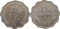INDIA BRITISH 1 ANNA GEORGE VI. (1936-1952) BOMBAY -