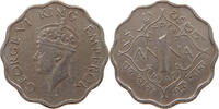 INDIA BRITISH 1 ANNA GEORGE VI. (1936-1952) -