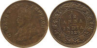 INDIA BRITISH 1/12 ANNA GEORGE V. (1910-1936) BOMBAY -