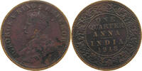 INDIA BRITISH 1/4 ANNA GEORGE V. (1910-1936) -