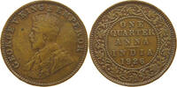 INDIA BRITISH 1/4 ANNA GEORGE V. (1910-1936) -