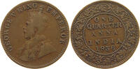 INDIA BRITISH 1/4 ANNA GEORGE V. (1910-1936) -