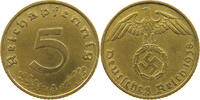 DRITTES REICH 5 REICHSPFENNIG 1938 A SS 50.20 元  ＋  58.49 元 运费