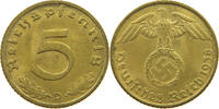 DRITTES REICH 5 REICHSPFENNIG 1938 D SS 50.20 元  ＋  58.49 元 运费