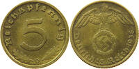 DRITTES REICH 5 REICHSPFENNIG 1938 D SS 50.20 元  ＋  58.49 元 运费